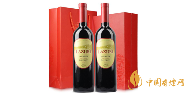 格魯吉亞獨(dú)格拉則薩別拉維干紅葡萄酒價格表圖